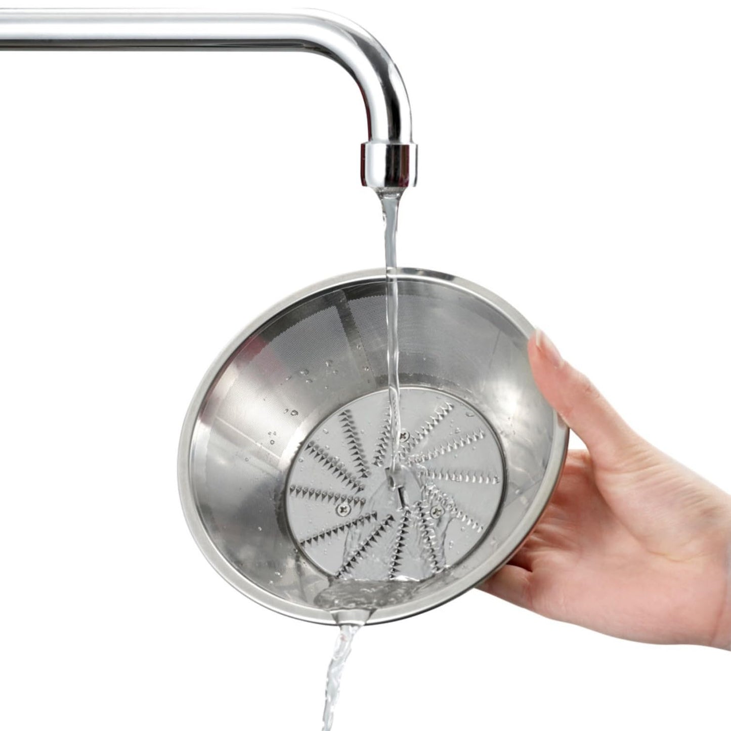 SEVERIN Saftpresse Edelstahl ES 3566 – leise, 500 ml Behälter